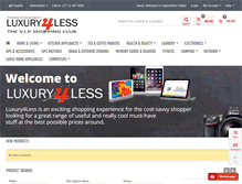 Tablet Screenshot of luxury4less.co.za